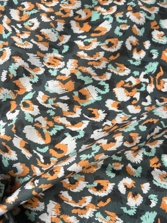 ATILLA 048 silky poplin leopard strokes