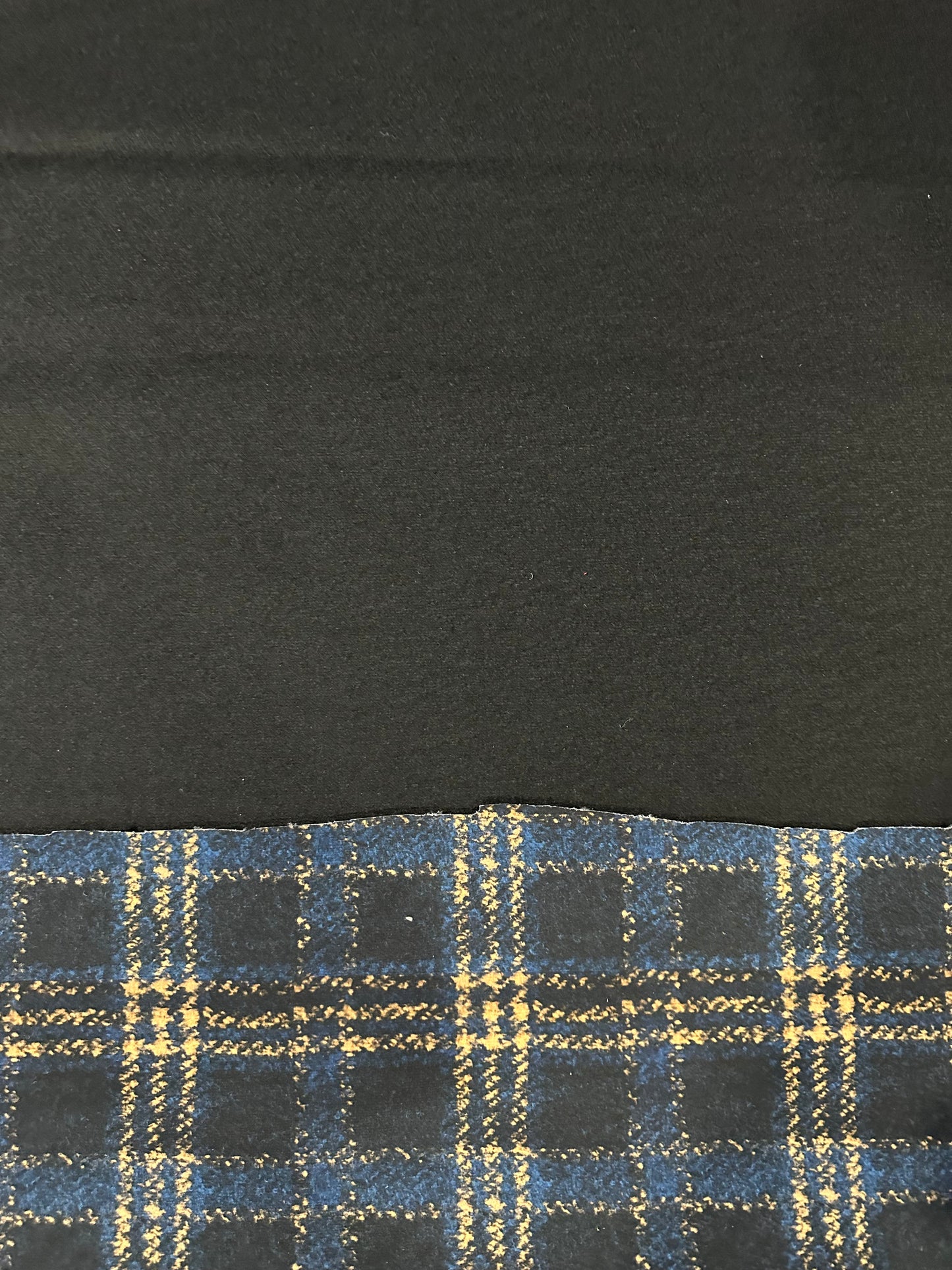 Flip side 540 orange blue check double face black