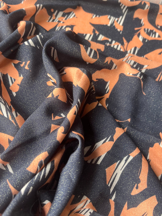 ATILLA 049 viscose lurex floral shadows
