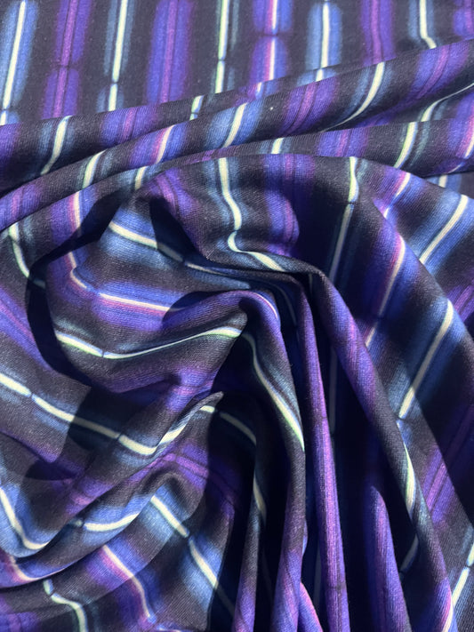 BACCHUS 001 jersey cotton blurred stripes