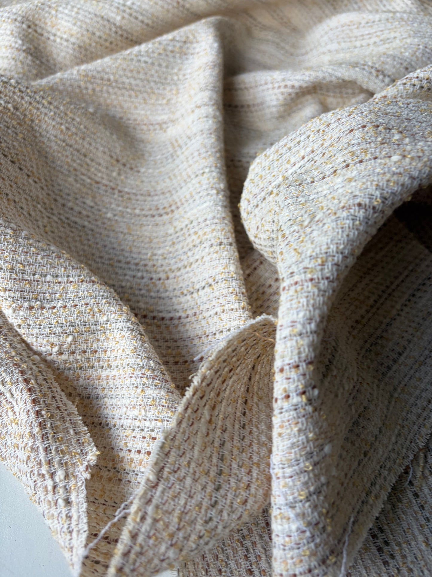 TOTO 024 cotton tweed Chanel style sand