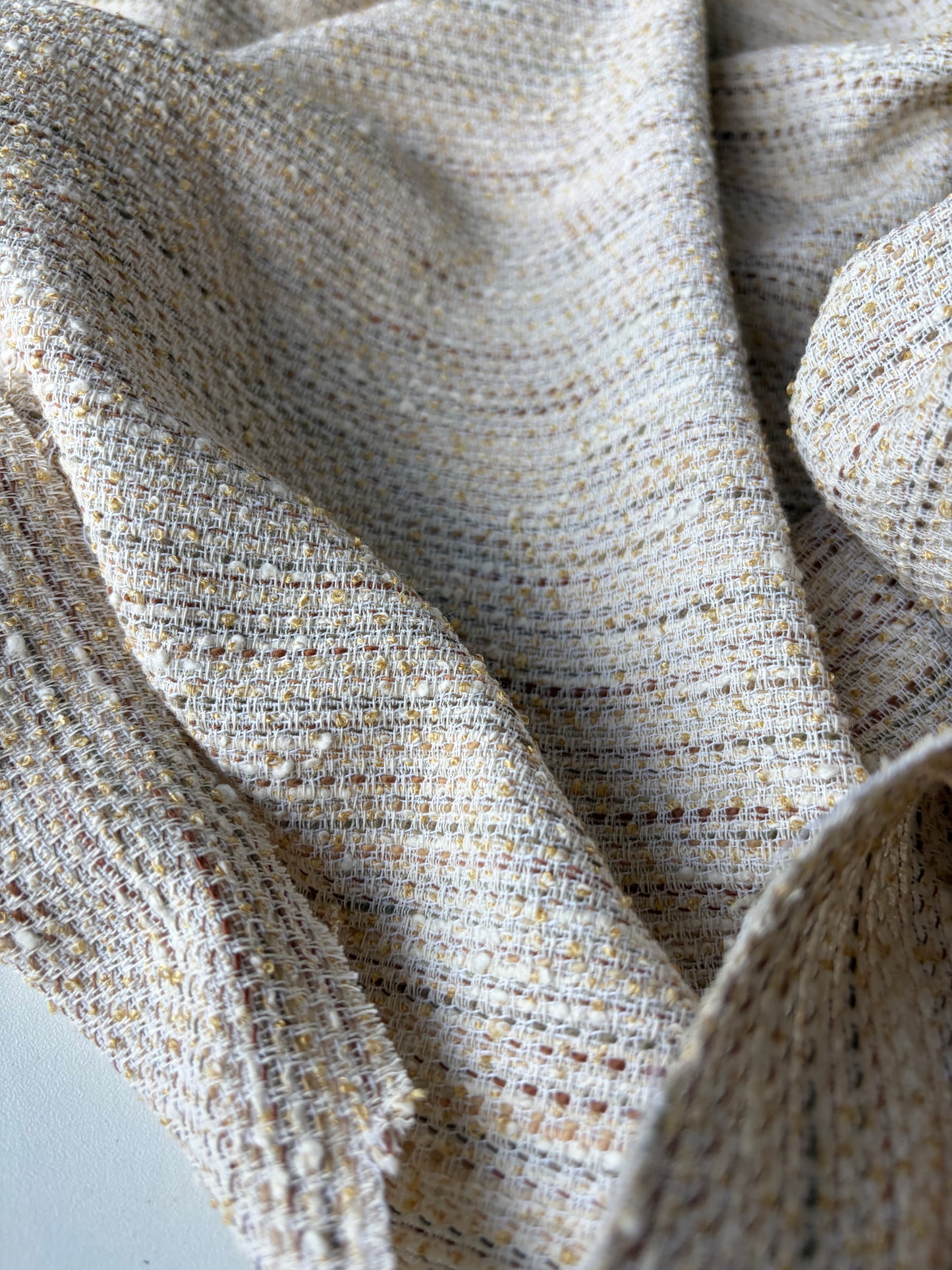TOTO 024 cotton tweed Chanel style sand