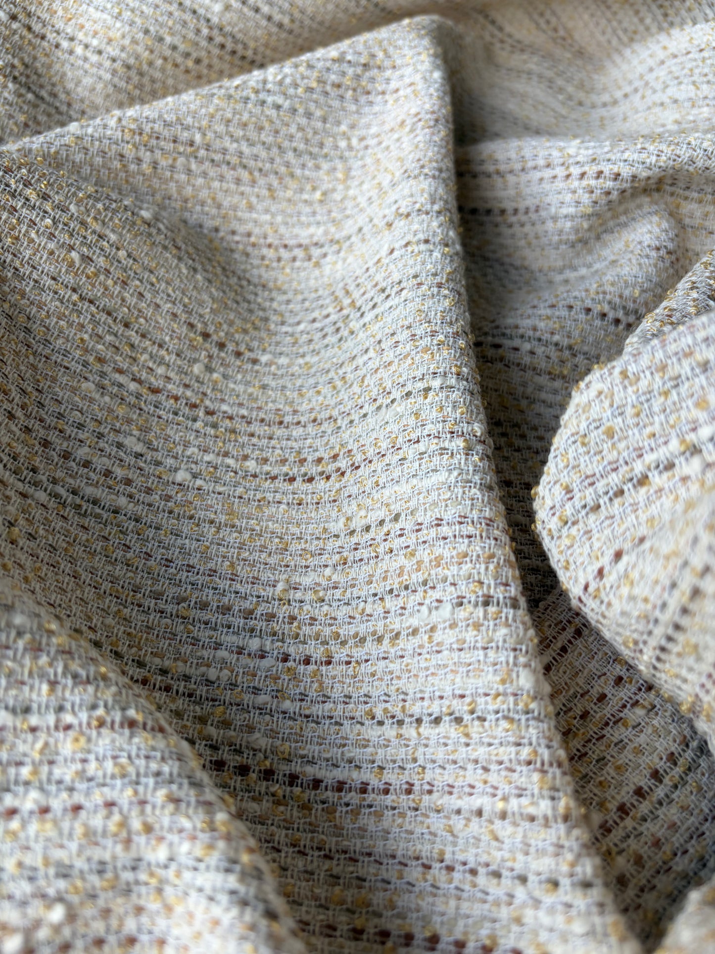 TOTO 024 cotton tweed Chanel style sand