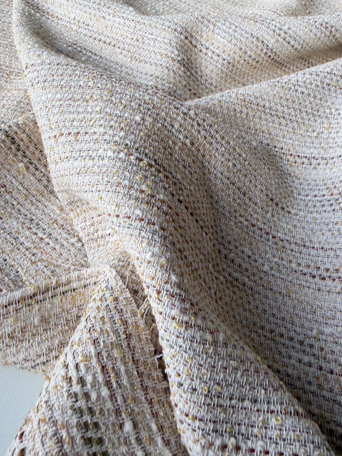 TOTO 024 cotton tweed Chanel style sand