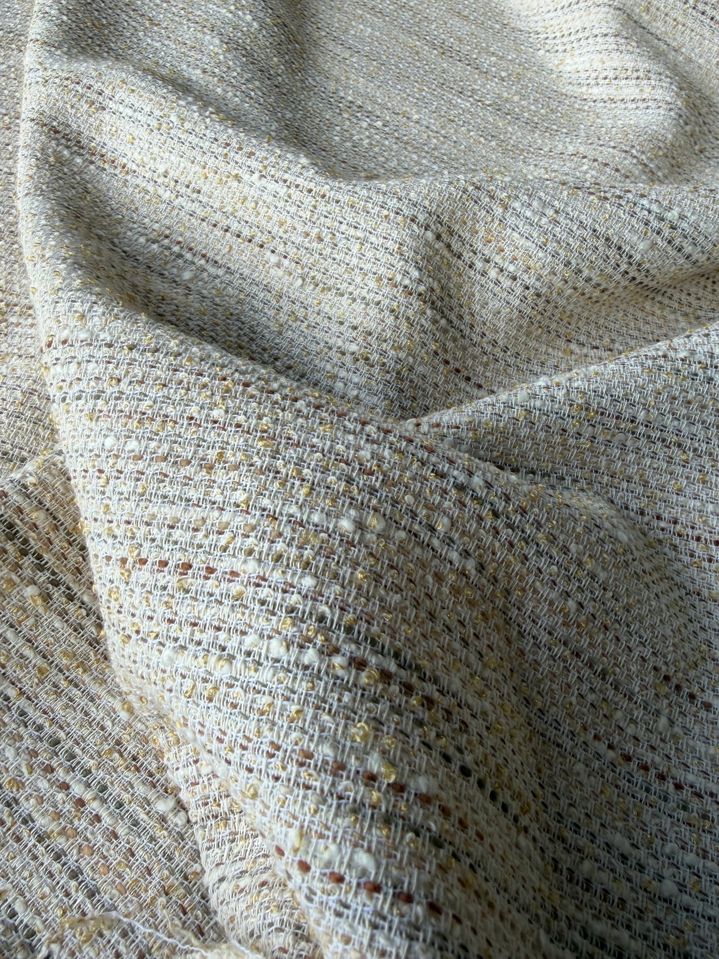 TOTO 024 cotton tweed Chanel style sand