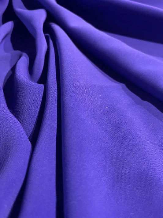 BACCHUS 002 twill bi-stretch cobalt/mauve