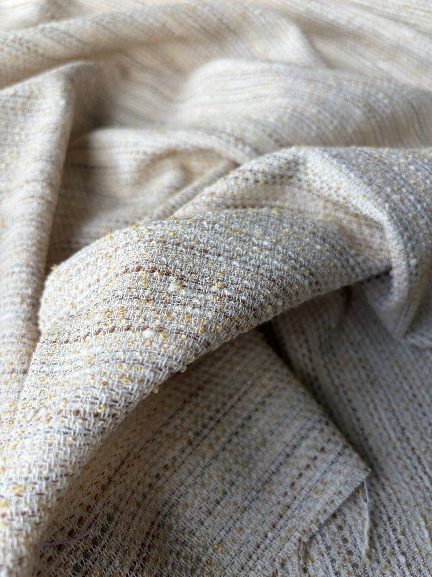 TOTO 024 cotton tweed Chanel style sand