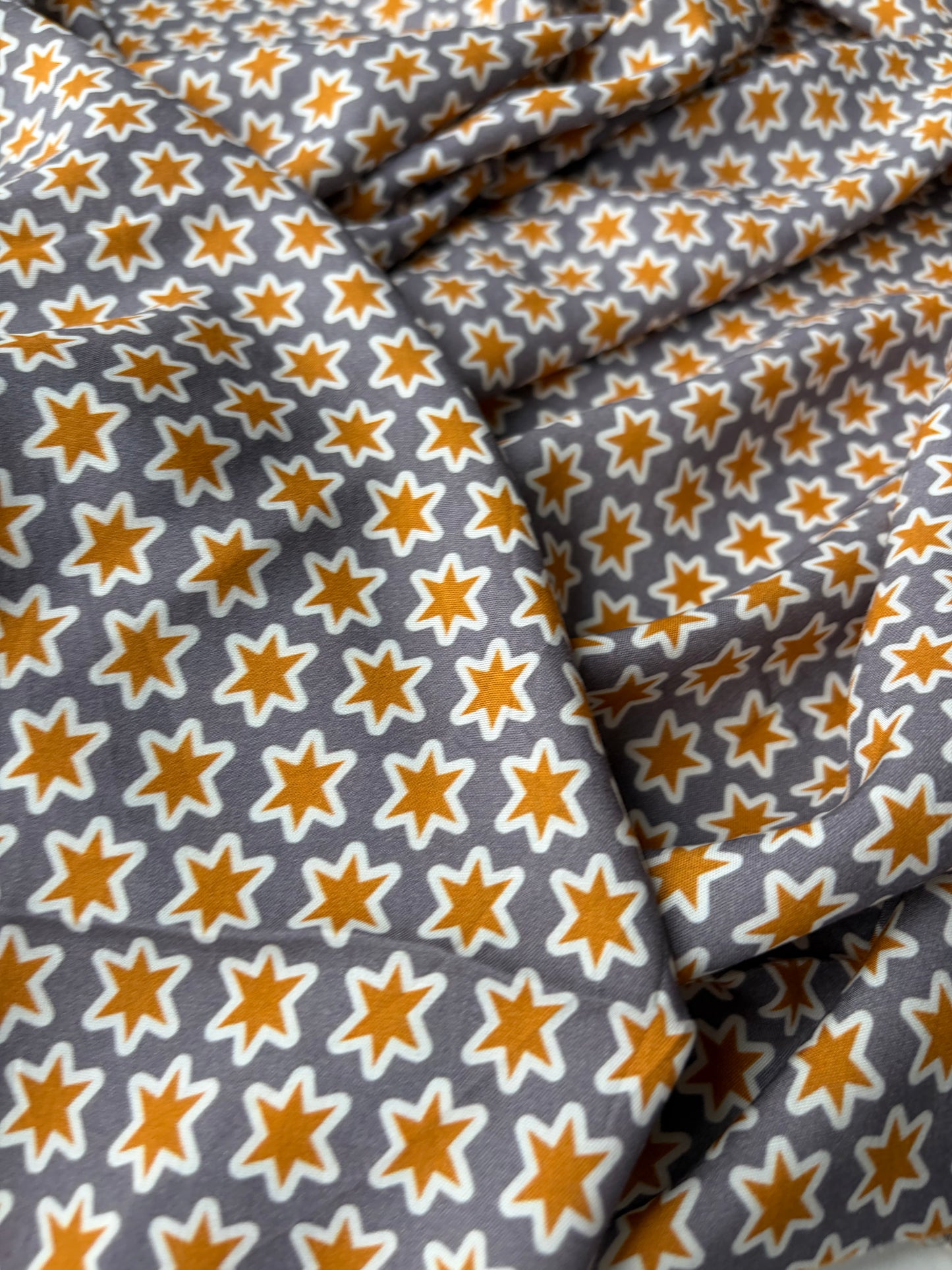 PAZZO 023 viscose yellow/grey stars