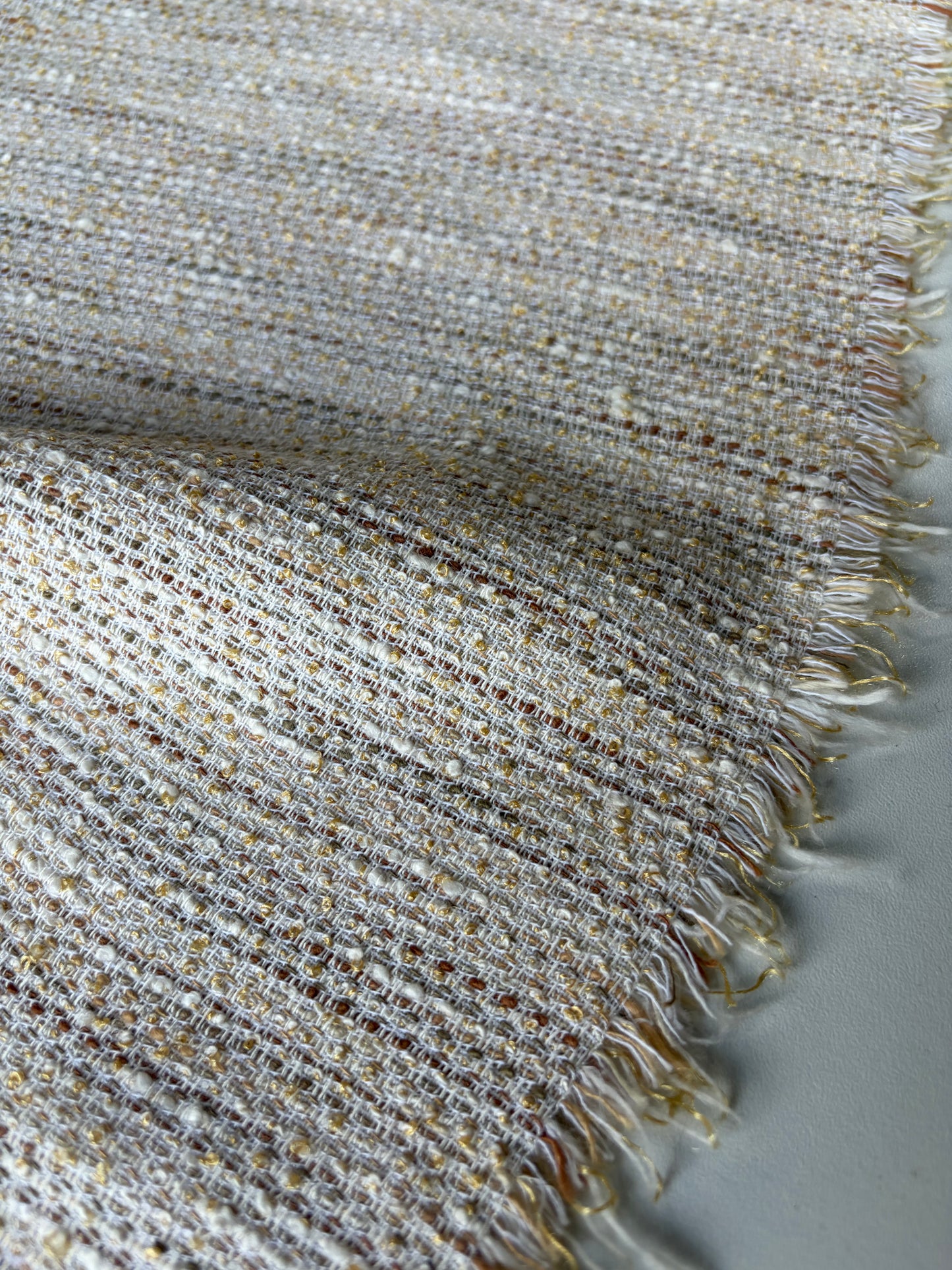 TOTO 024 cotton tweed Chanel style sand