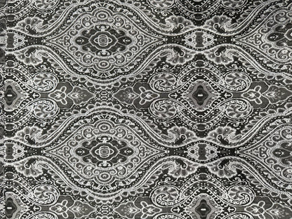 Jacques 125 jacquard wallpaper grey/black