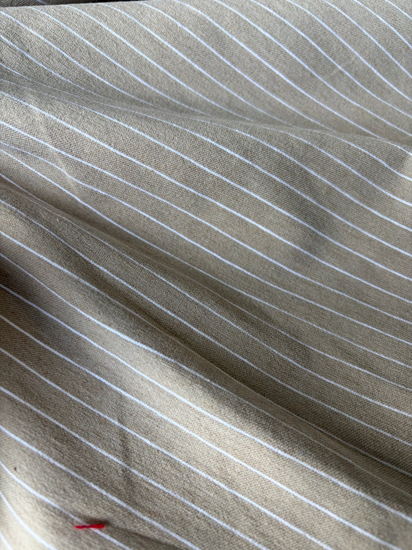 TOTO 025 cotton bengaline stripes sand