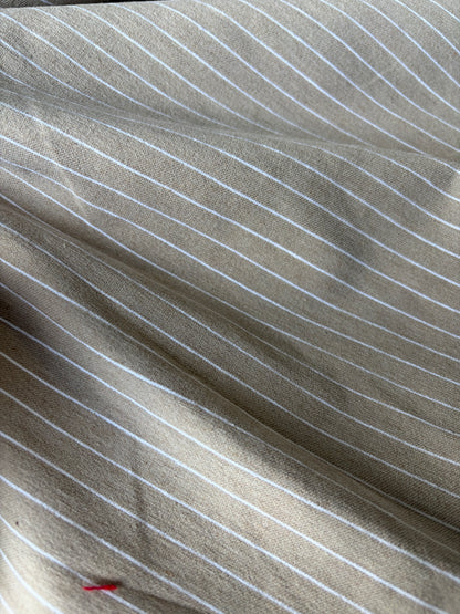 TOTO 025 cotton bengaline stripes sand