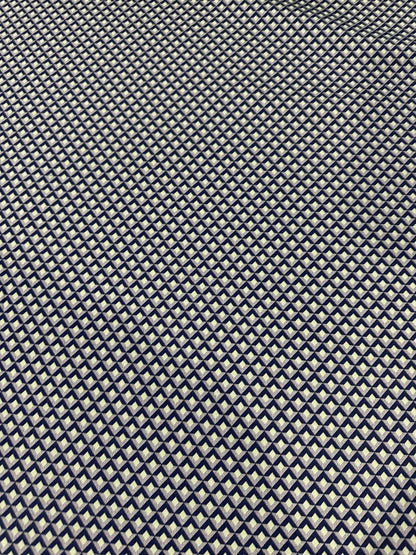 Jacques 115 jacquard geometrical design green/blue