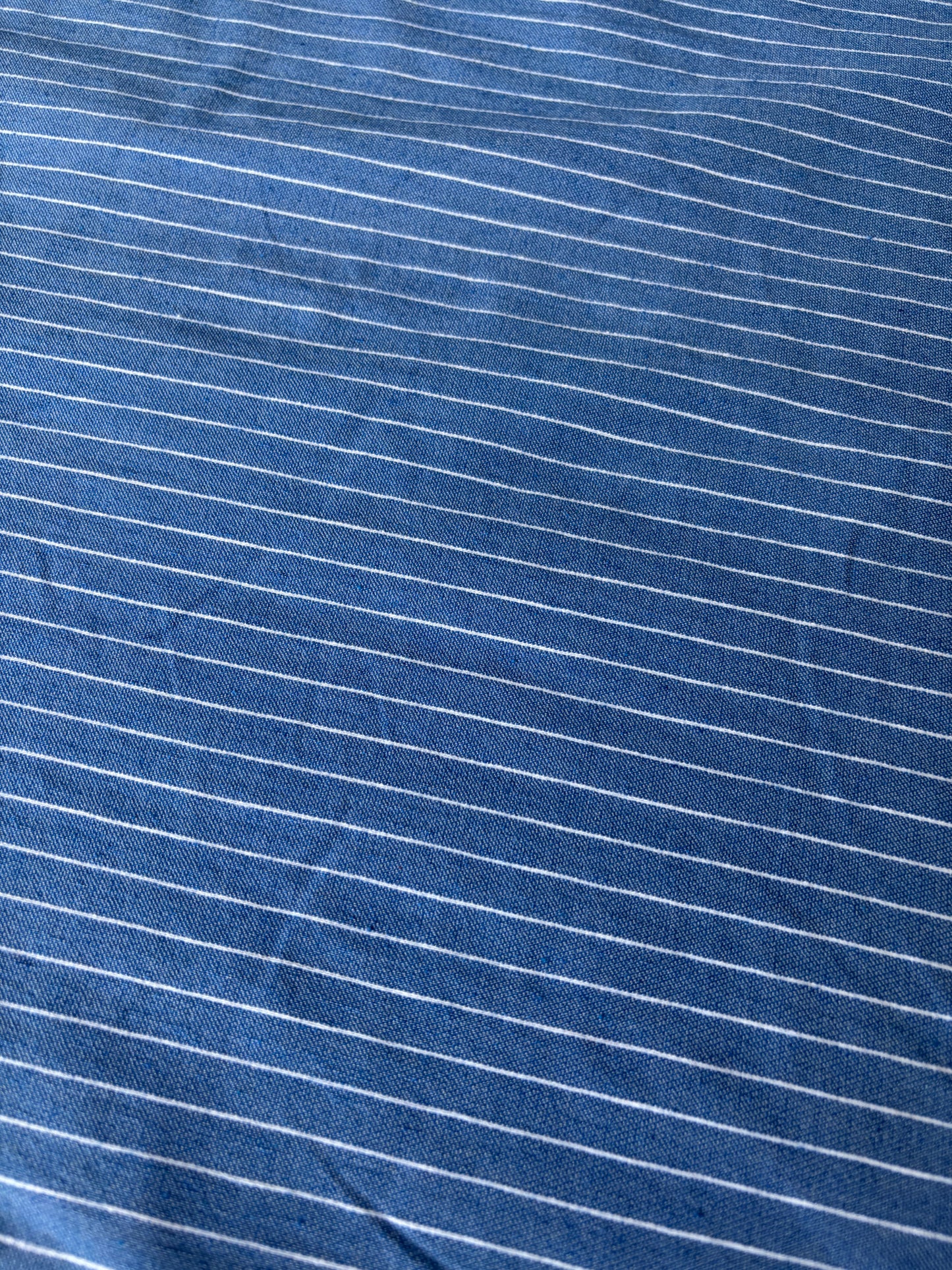 TOTO 027 cotton bengaline stripes cobalt blue