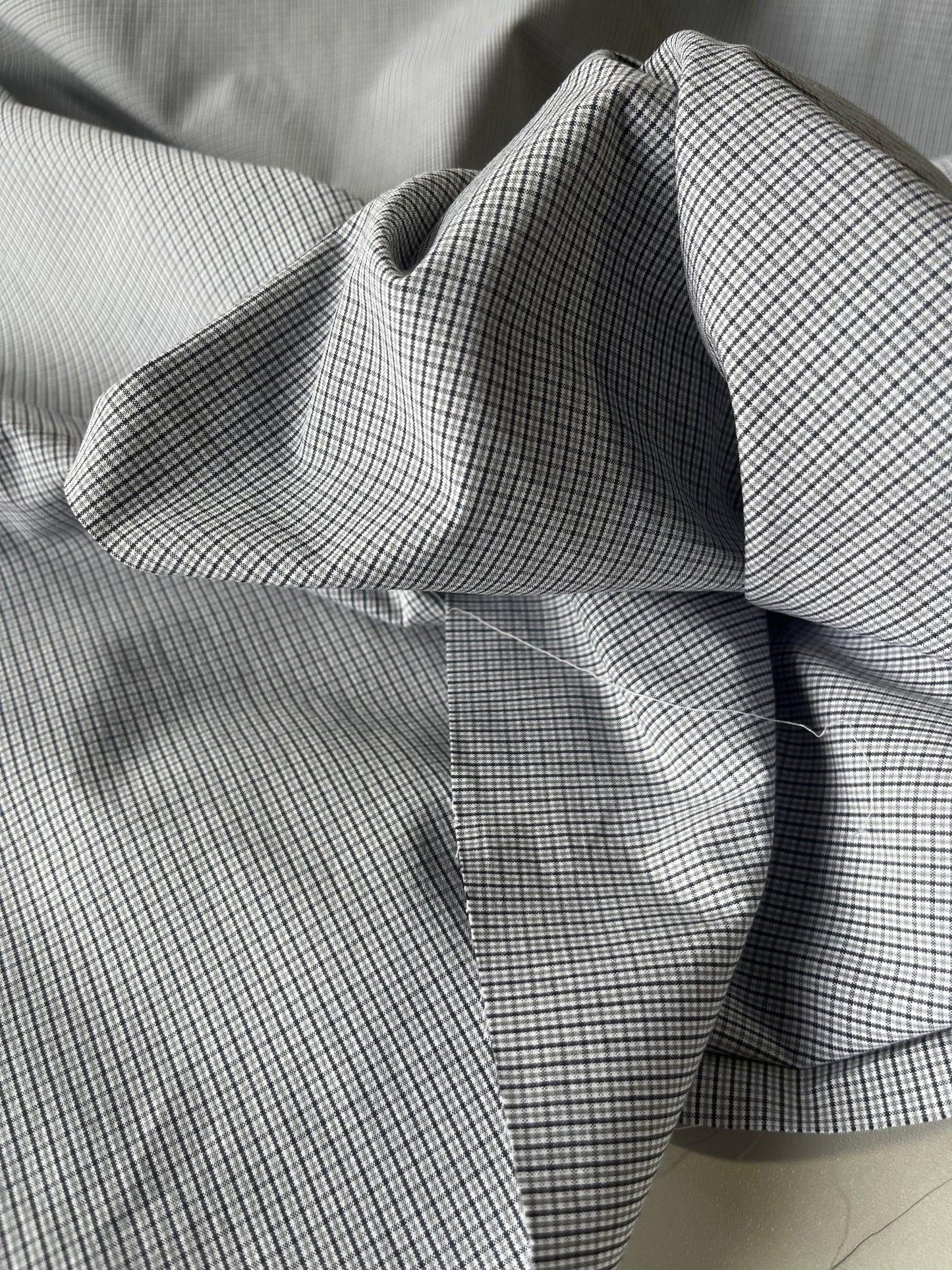 GARRY 012 cotton suiting fabric mini check