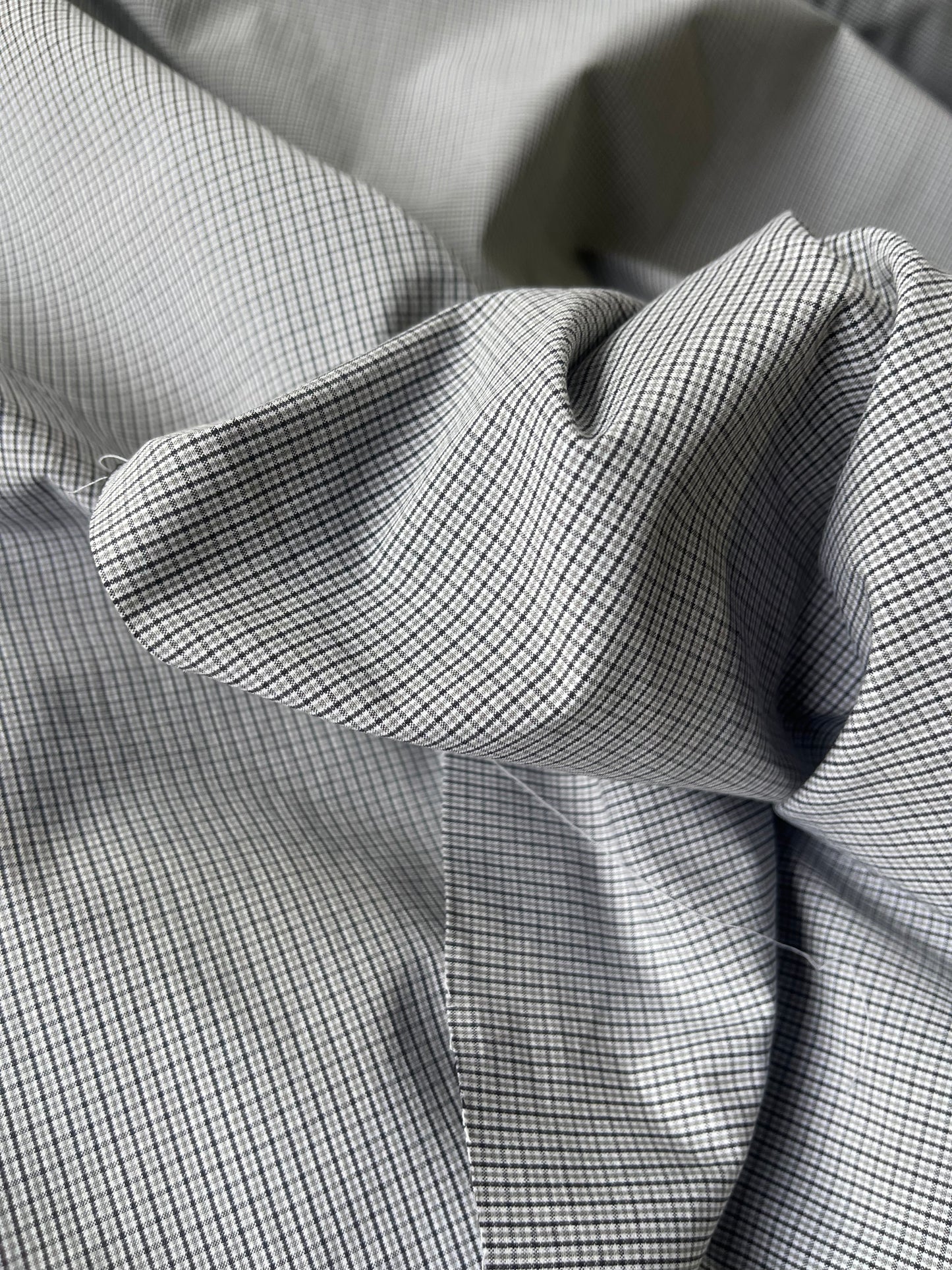 GARRY 012 cotton suiting fabric mini check