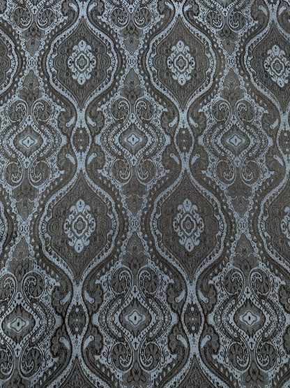 Jacques 140 jacquard wallpaper design blue/black