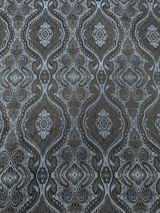 Jacques 140 jacquard wallpaper design blue/black