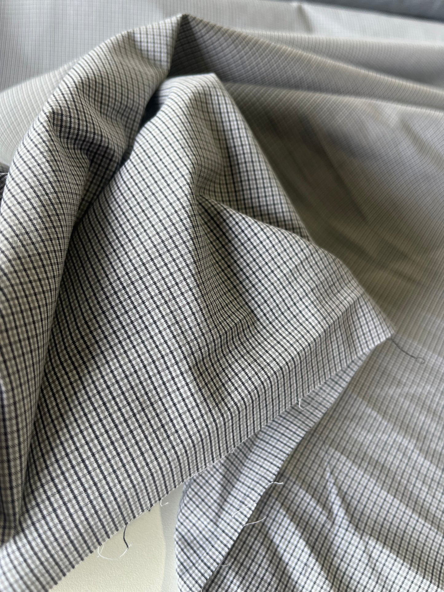 GARRY 012 cotton suiting fabric mini check
