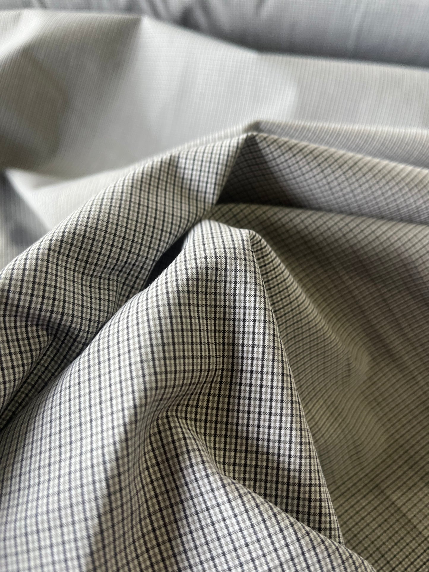 GARRY 012 cotton suiting fabric mini check
