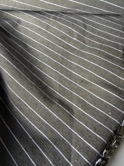 TOTO 028 cotton bengaline stripes khaky