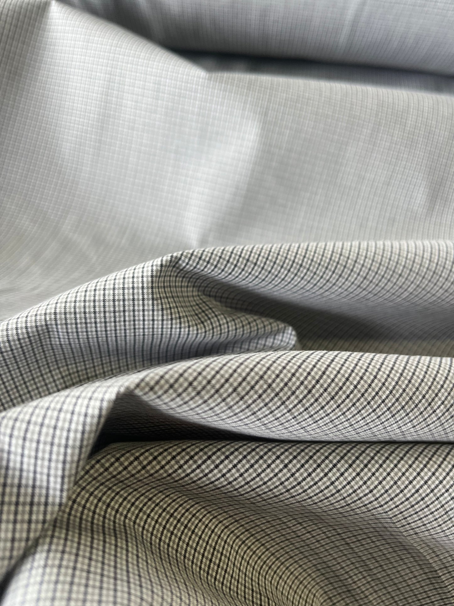 GARRY 012 cotton suiting fabric mini check
