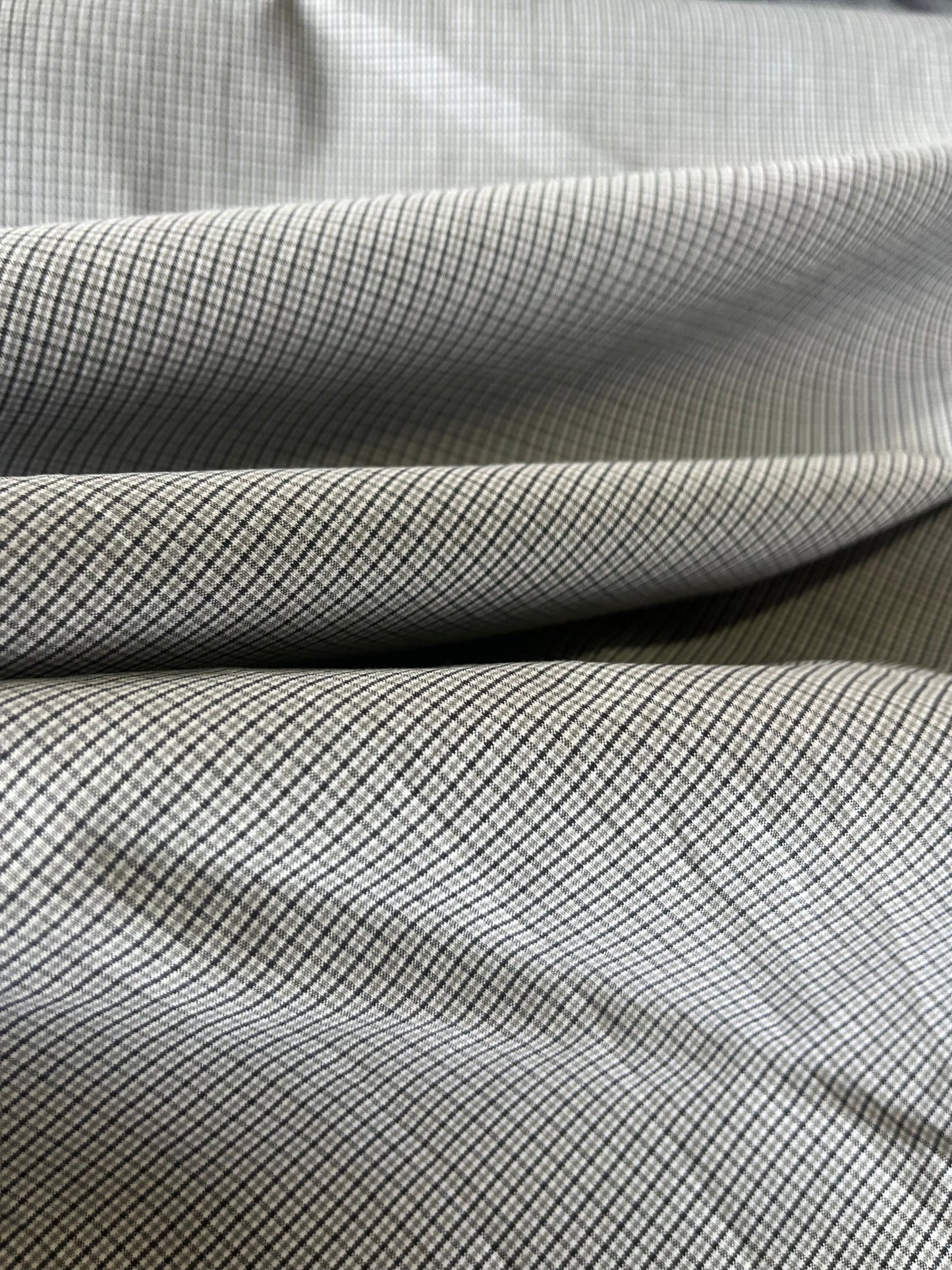 GARRY 012 cotton suiting fabric mini check