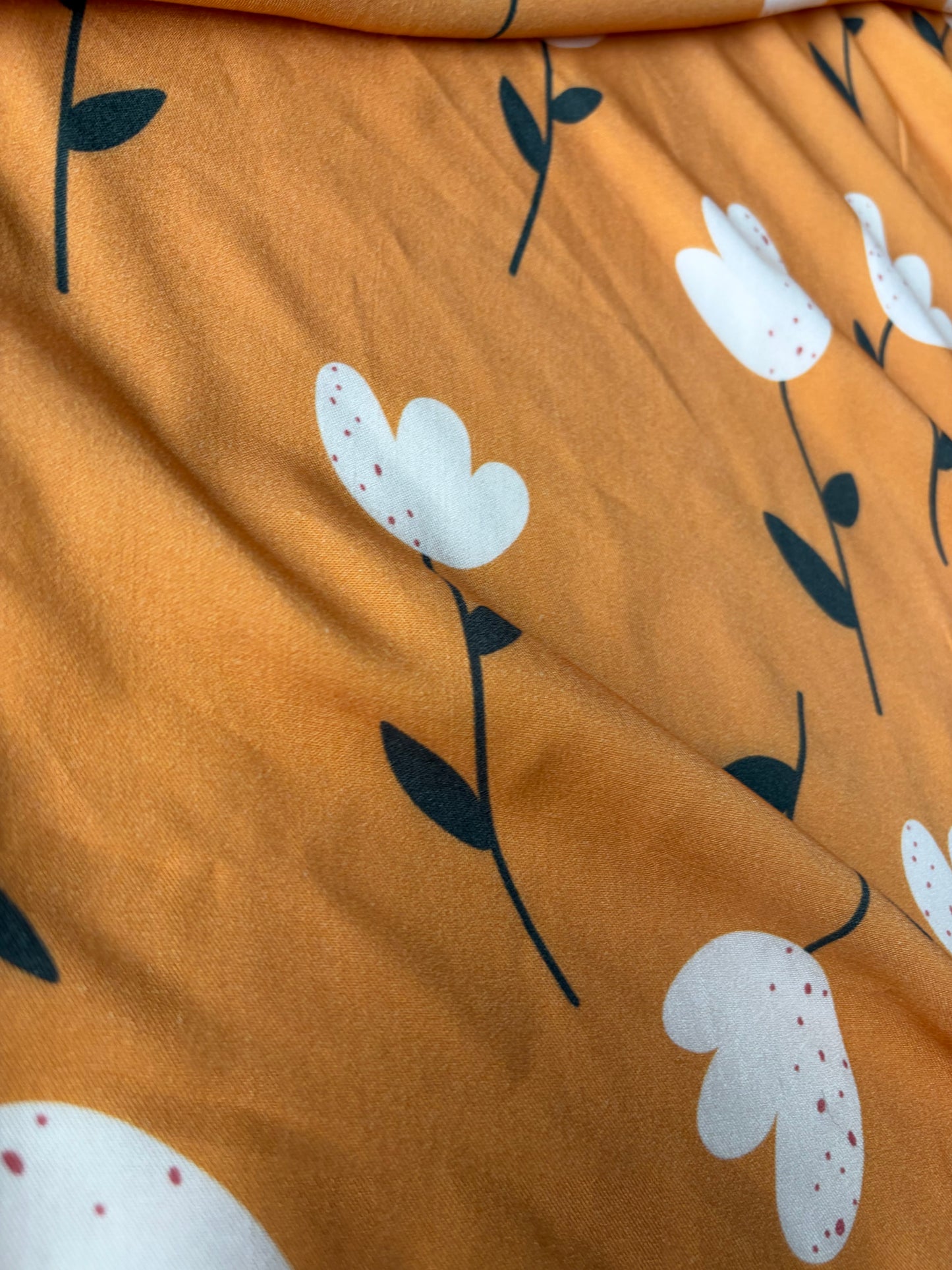 PAZZO 026 viscose twill naive flowers