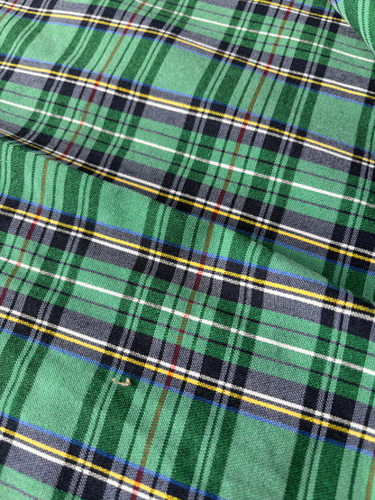 TOTO 029 cotton bengaline classical clan check green