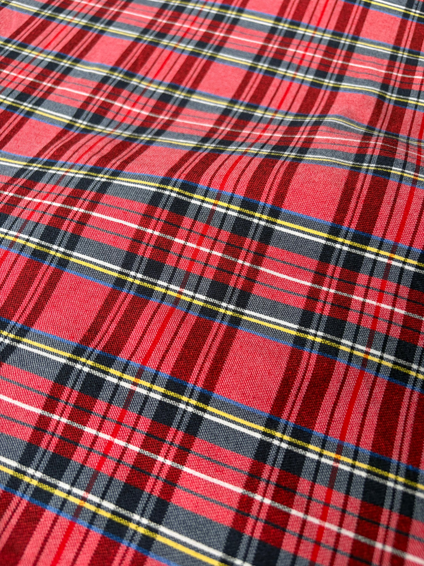 TOTO 030 cotton bengaline classical clan check red