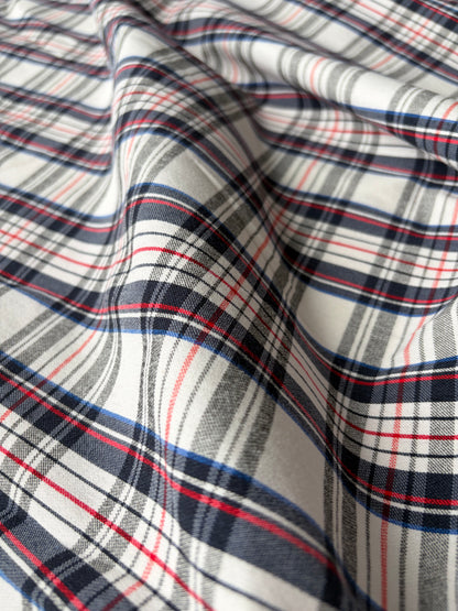 TOTO 031 cotton bengaline classical clan check