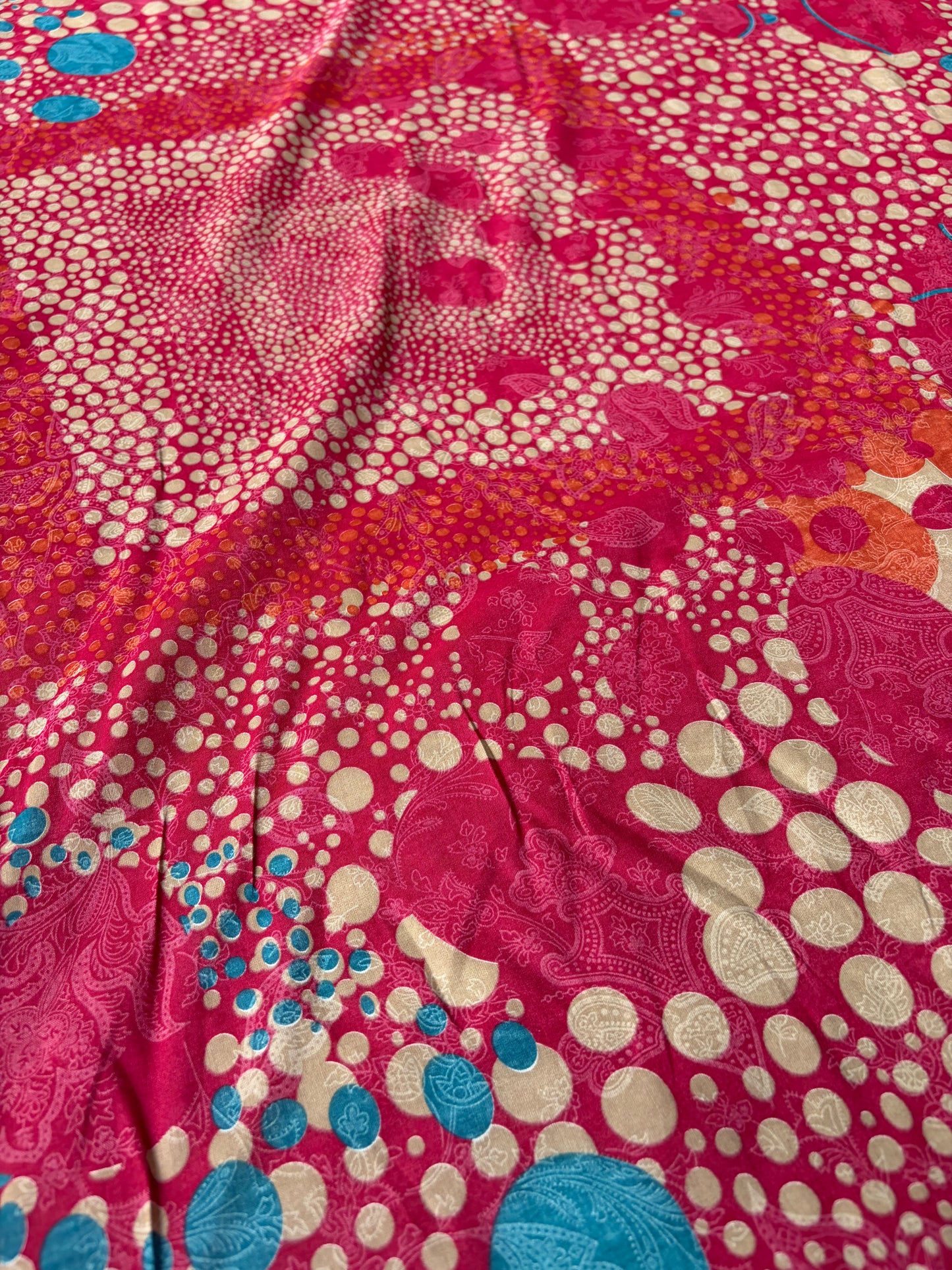 PAZZO 028 cotton voile red print