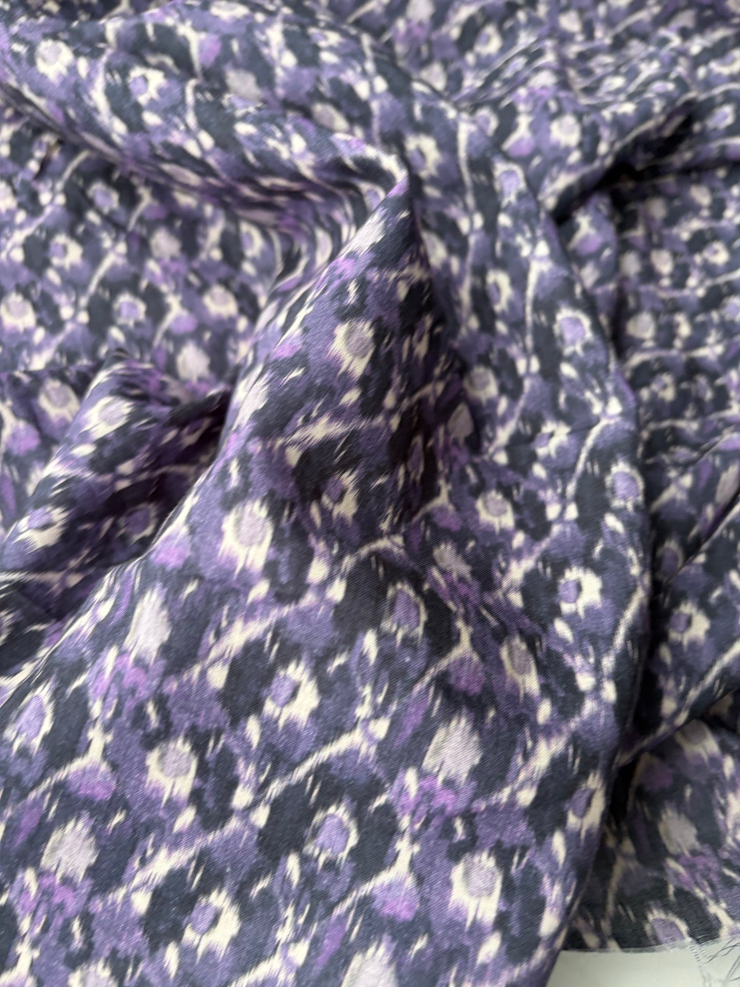 PAZZO 029 viscose purple tie-dye