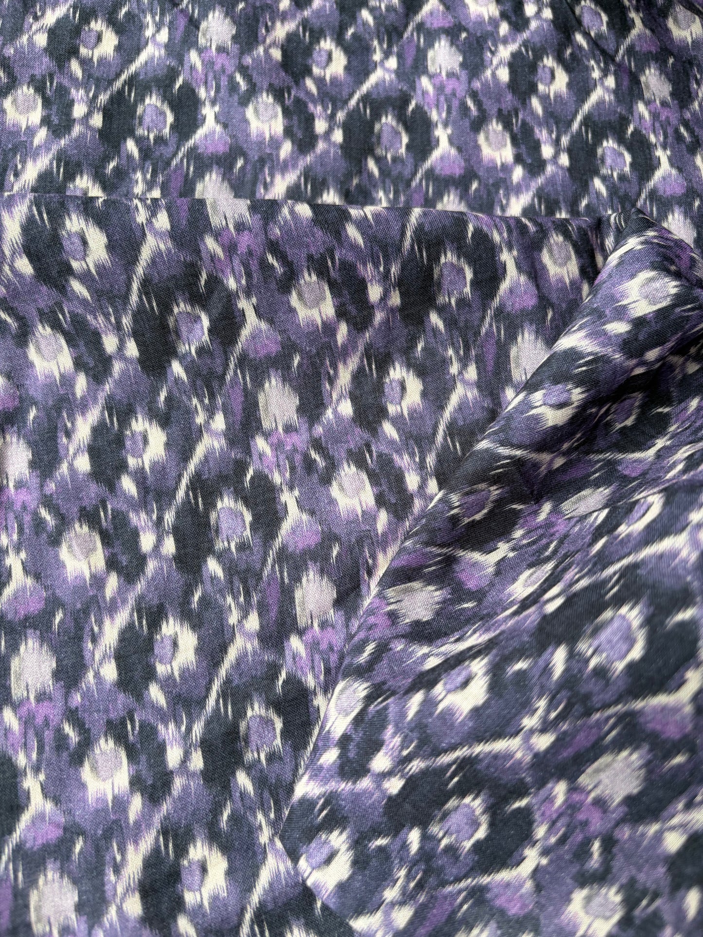 PAZZO 029 viscose purple tie-dye