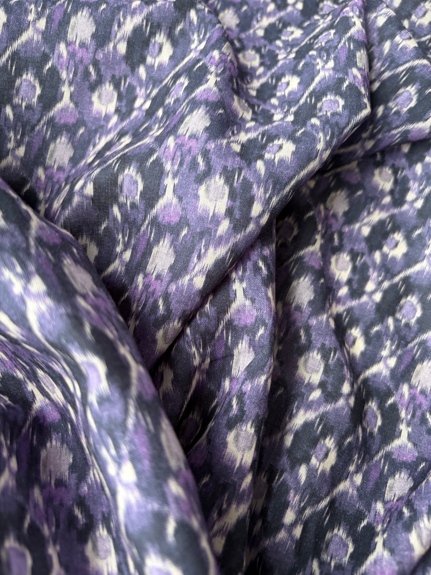 PAZZO 029 viscose purple tie-dye