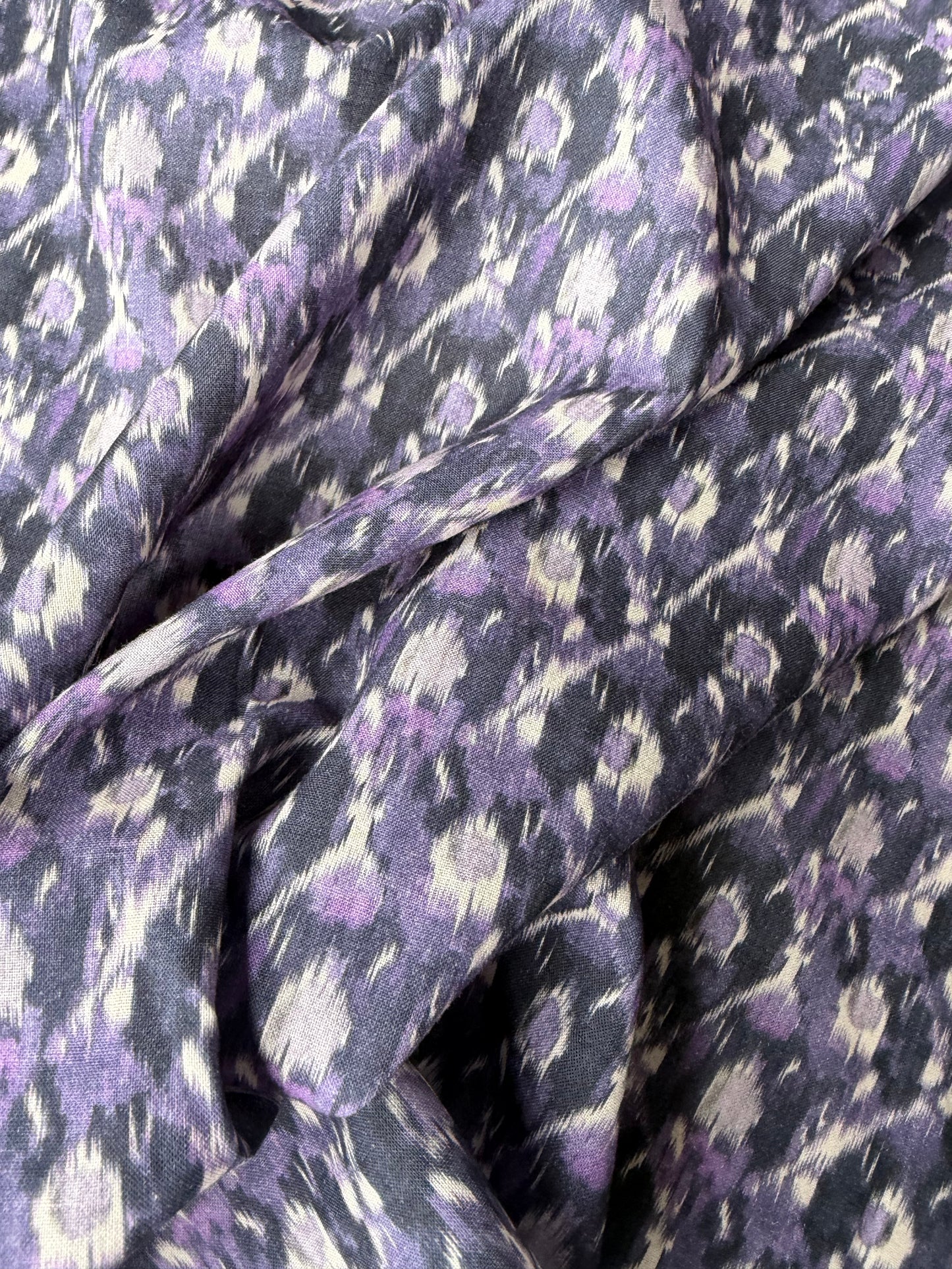 PAZZO 029 viscose purple tie-dye
