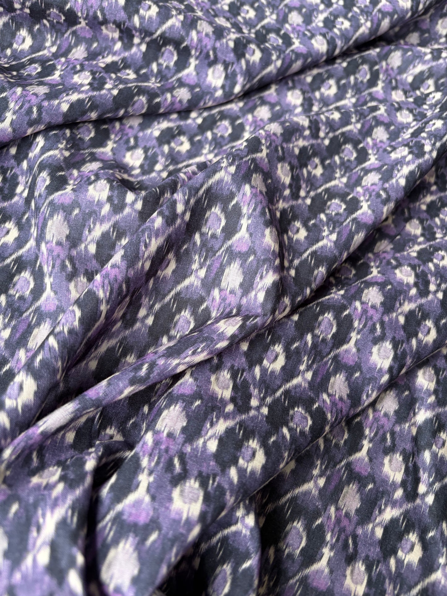 PAZZO 029 viscose purple tie-dye
