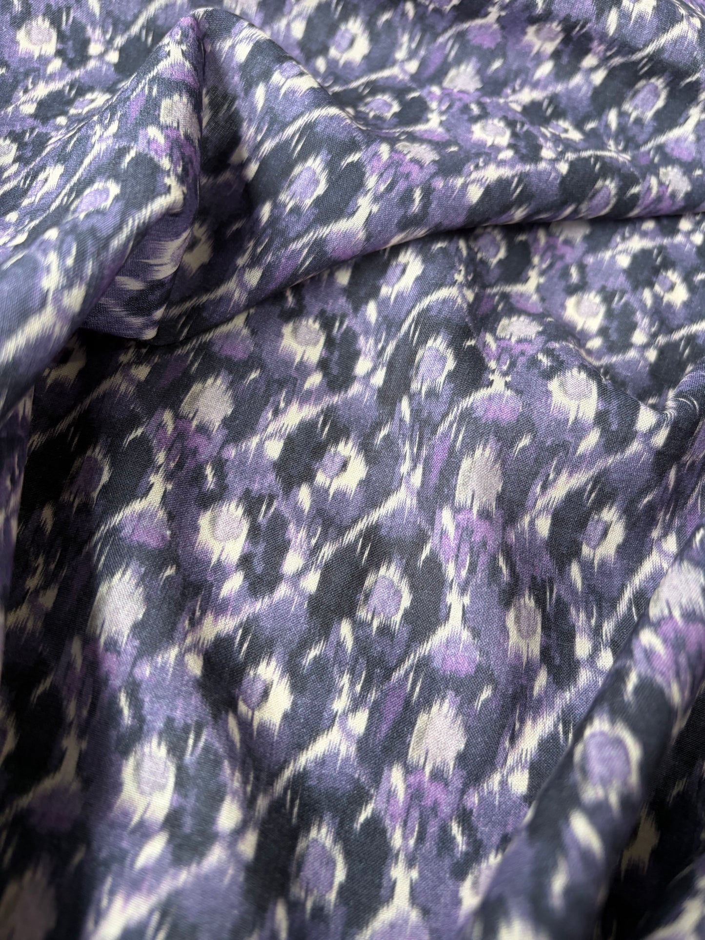 PAZZO 029 viscose purple tie-dye
