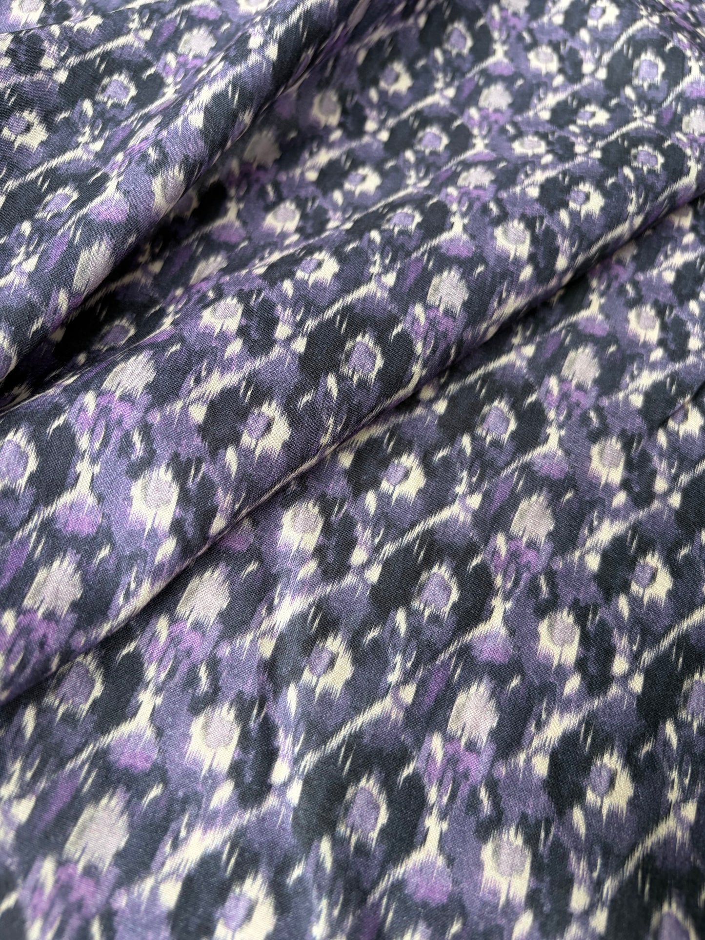 PAZZO 029 viscose purple tie-dye