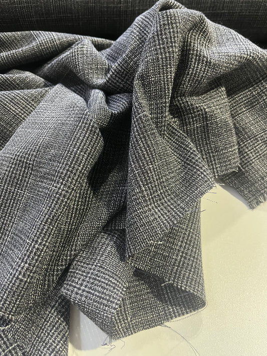 GARRY 018 linen check navy