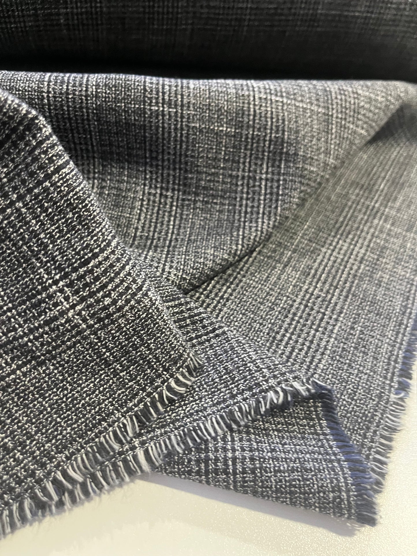 GARRY 018 linen check navy