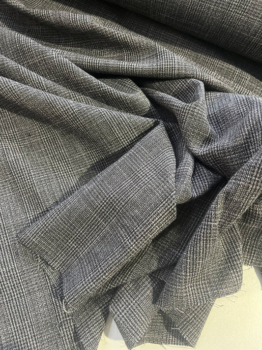 GARRY 018 linen check navy