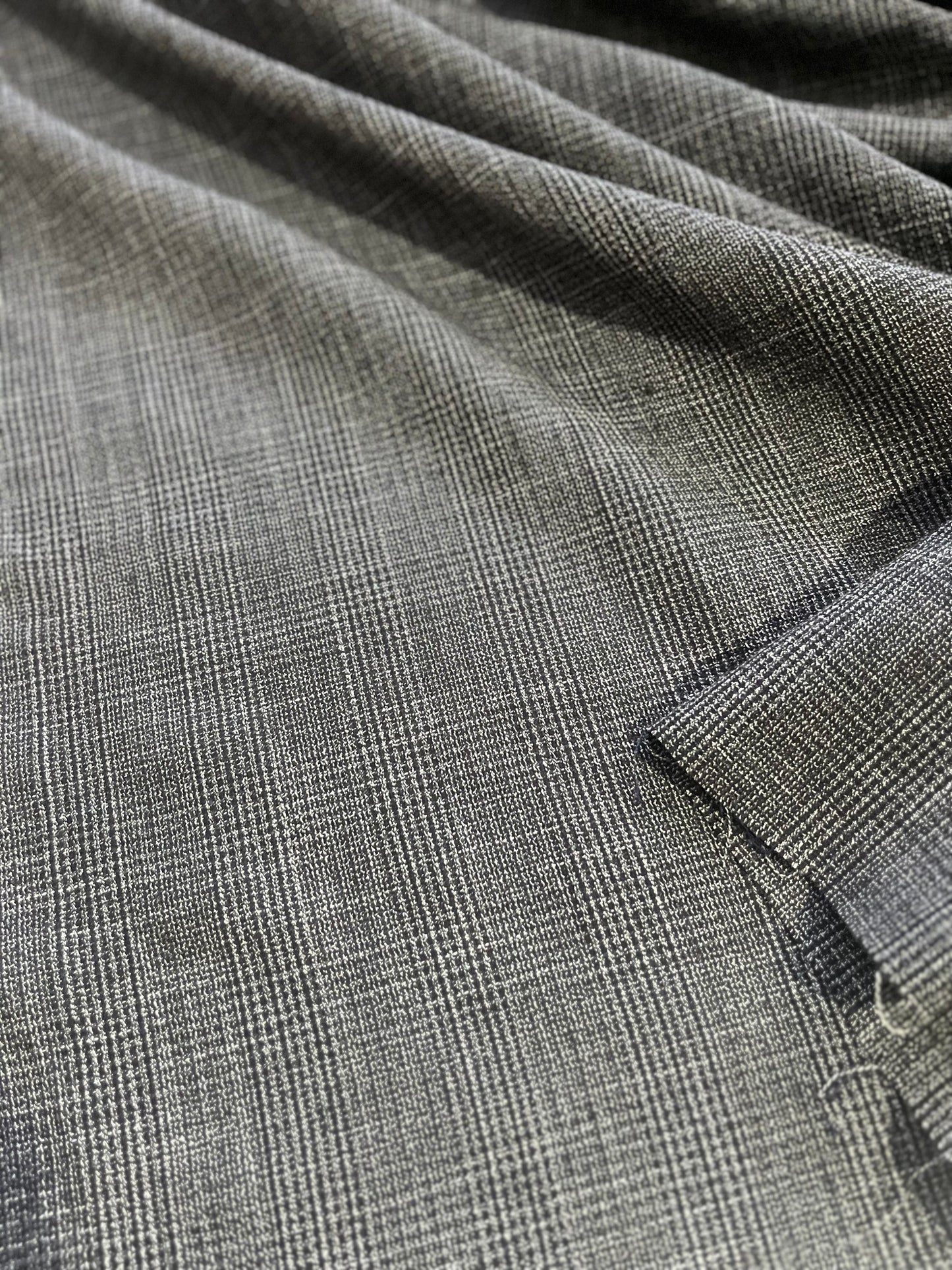 GARRY 018 linen check navy