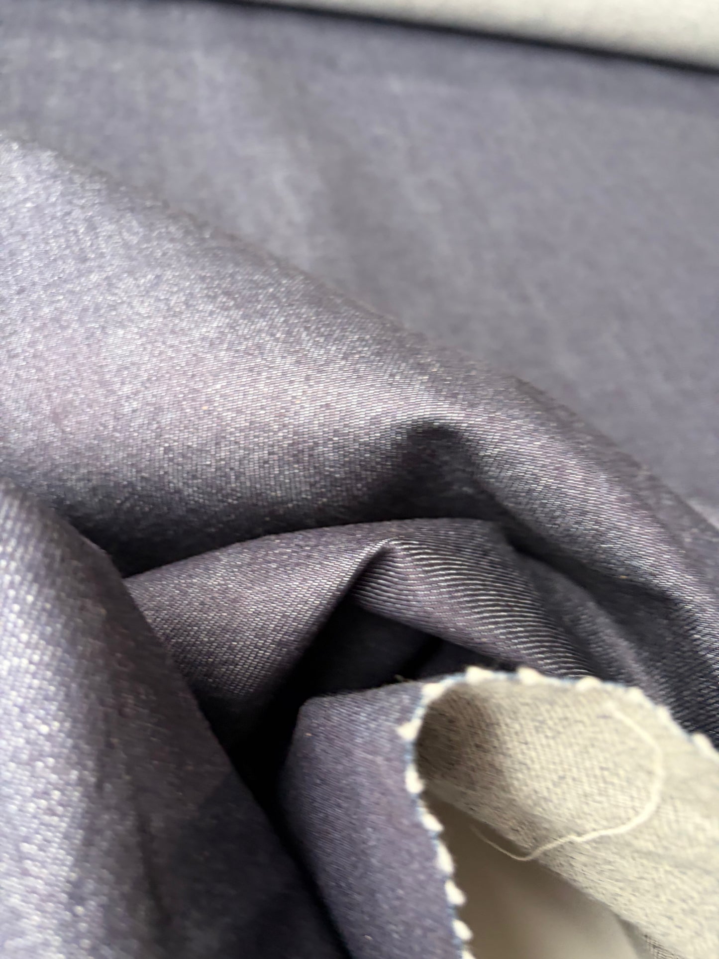 DENIM DROP 210 heavy denim indigo no stretch