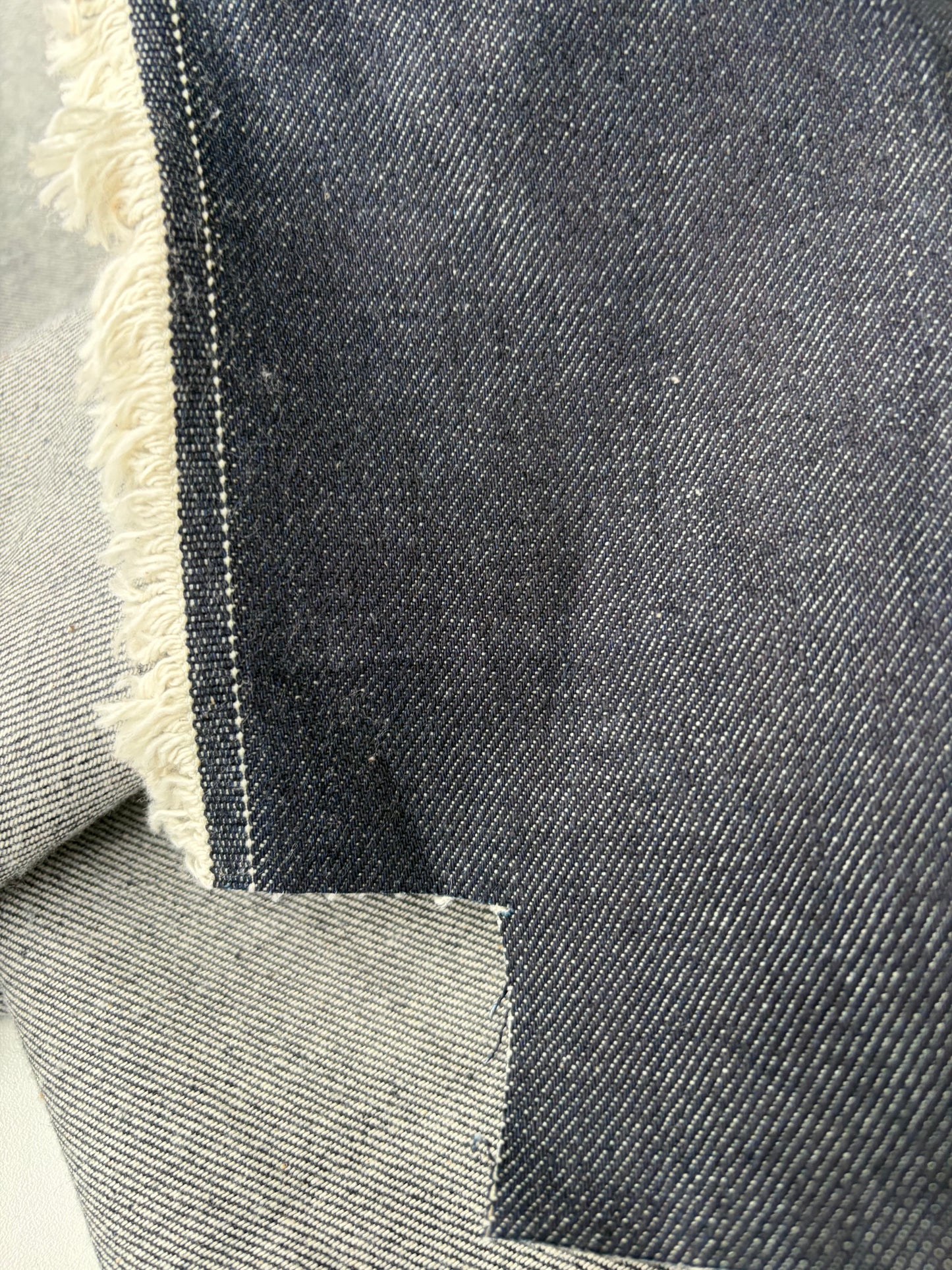 DENIM DROP 210 heavy denim indigo no stretch