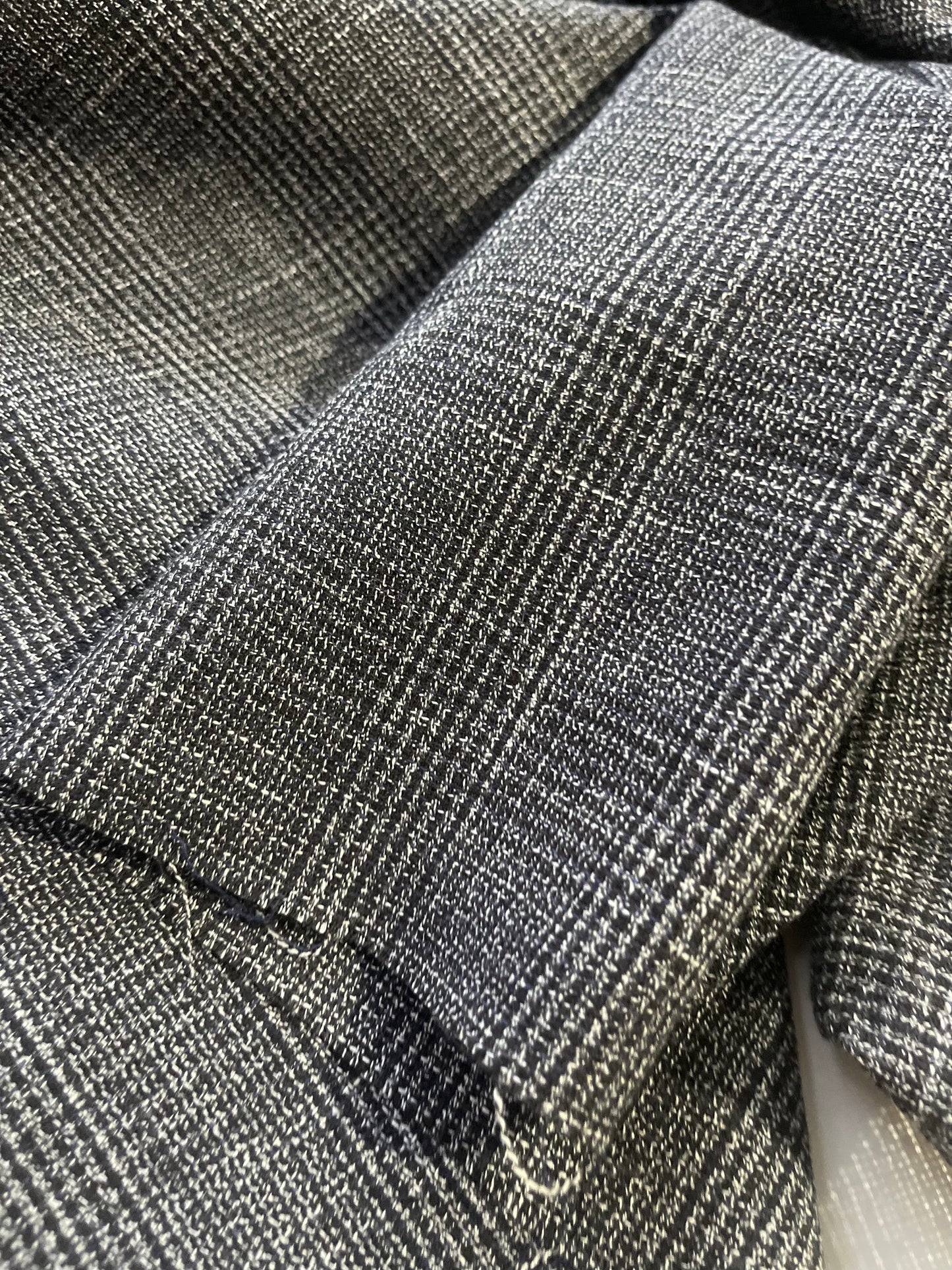 GARRY 018 linen check navy