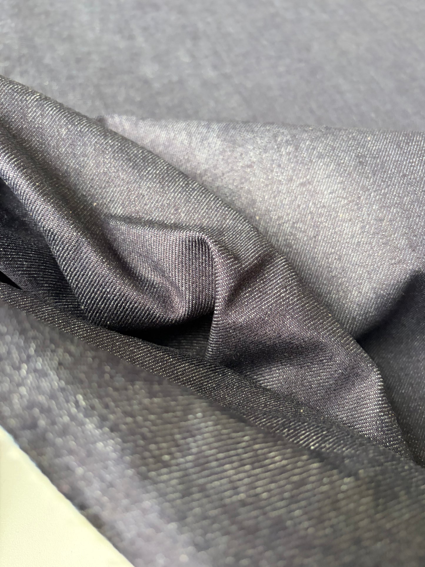 DENIM DROP 210 heavy denim indigo no stretch