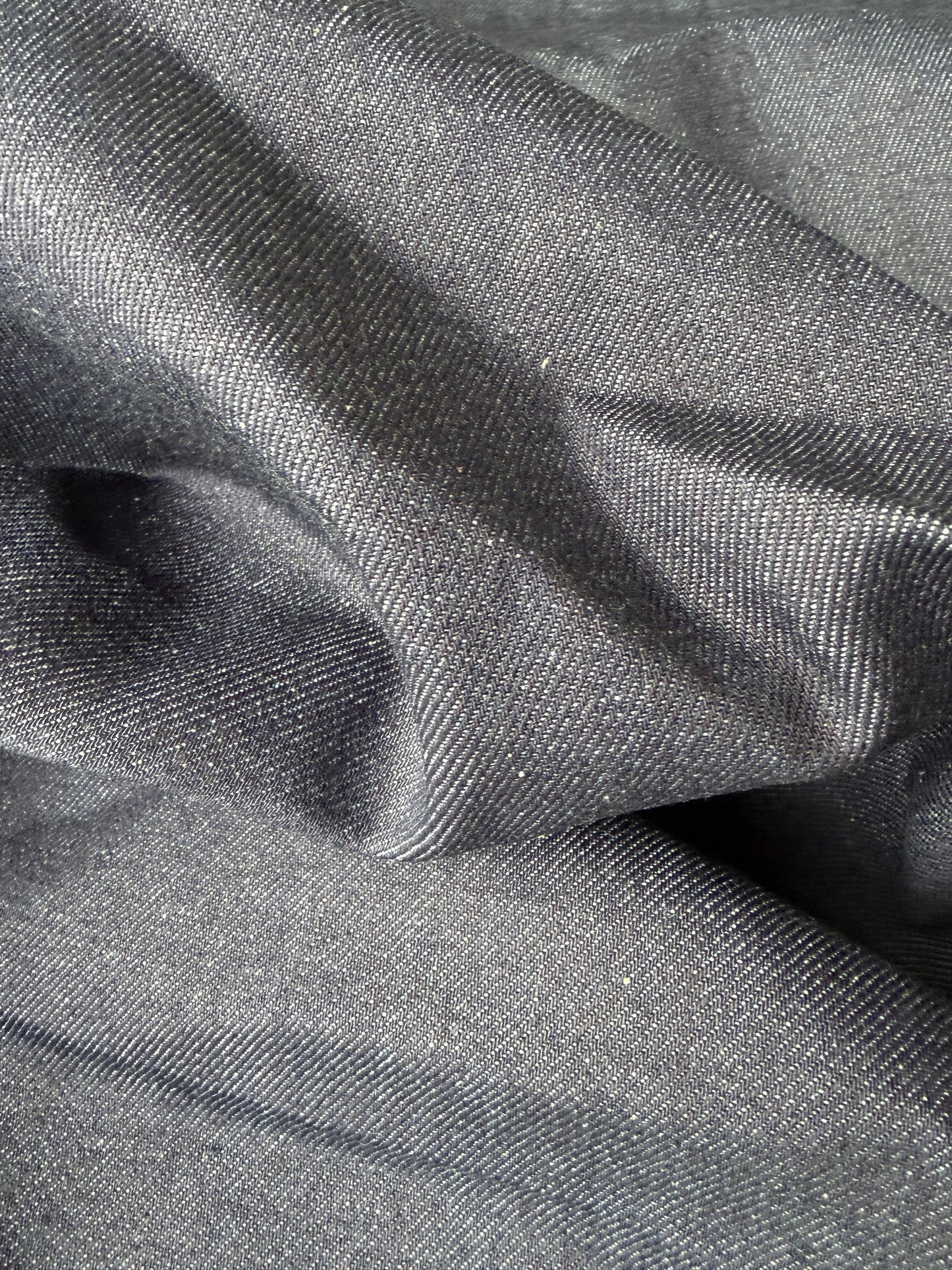 DENIM DROP 210 heavy denim indigo no stretch