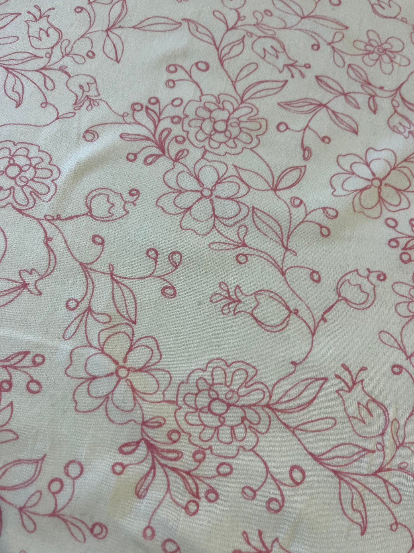 BACCHUS 017 jersey cotton with spink flowers
