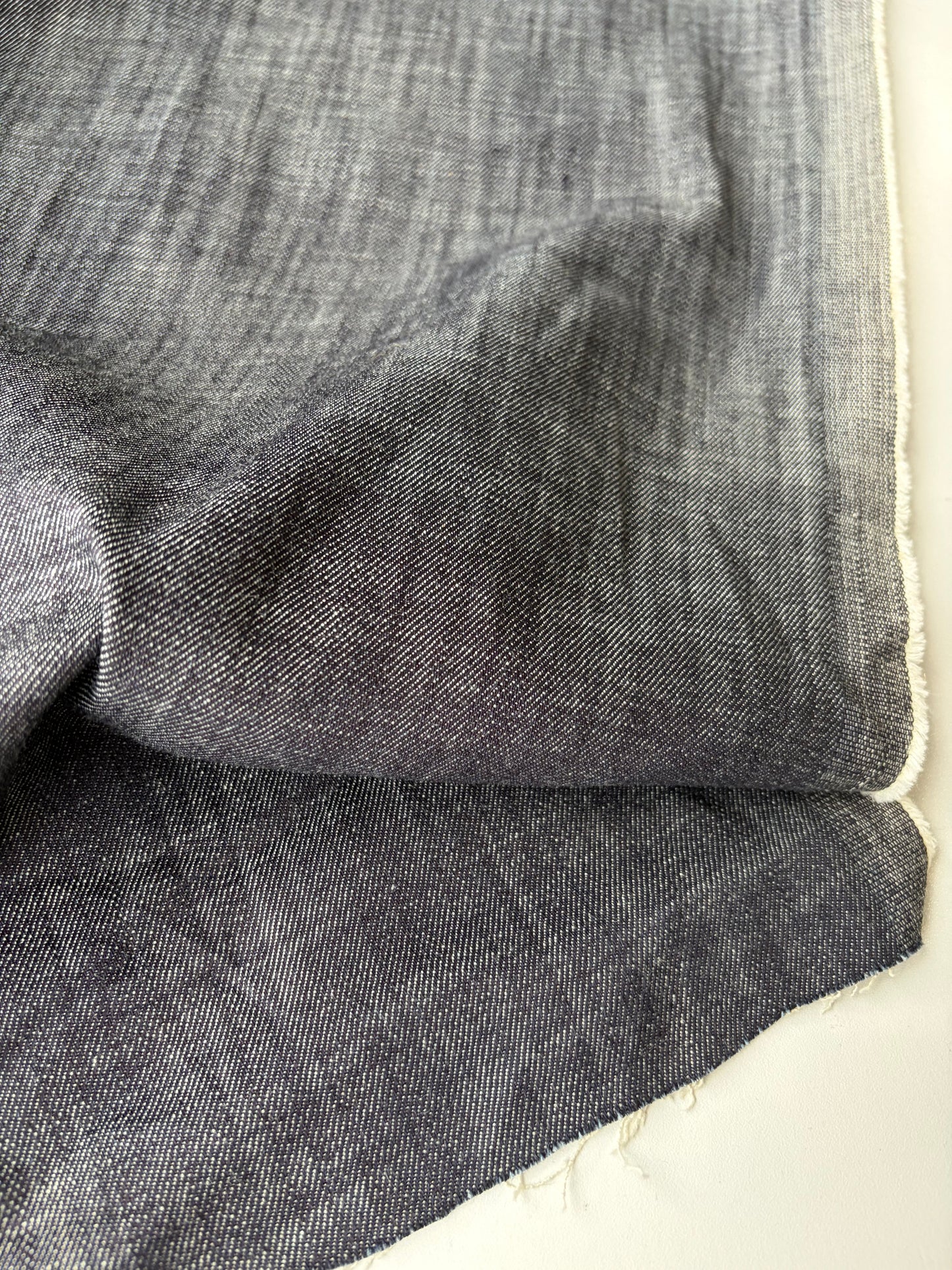 DENIM DROP 230 midweight stretch denim slub